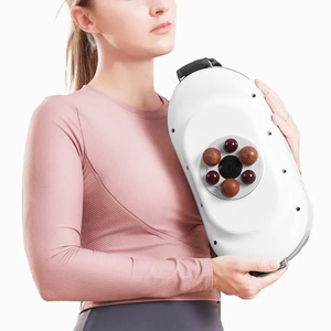 Nuevo Masajeador Inalámbrico de Cintura y Abdomen con Vibración, Shiatsu, Rodillos, Amasamiento, Calor en las Manos y Masaje Abdominal - Product Image 3