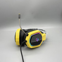 Casque de jeu filaire personnalisé H10A-DJ à rétroéclairage LED, avec micro, suppression active du bruit, IPX2 – Nouveauté très prisée