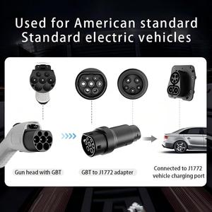 Adaptador de Carga CA GB/T a J1772 para <span class=keywords><strong>Nissan</strong></span> <span class=keywords><strong>Leaf</strong></span>, Chevy Bolt, Tesla Model S, Carga en Estaciones Públicas Chinas para Vehículos Eléctricos, IP65 para Exteriores - Product Image 4