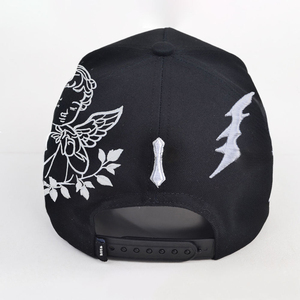 Bán buôn Chất lượng cao nhà thiết kế da lộn cong vành bông <span class=keywords><strong>Snapback</strong></span> Mũ bóng chày mũ tùy chỉnh 5 Bảng điều chỉnh gorras mũ thể thao cho nam giới - Product Image 5