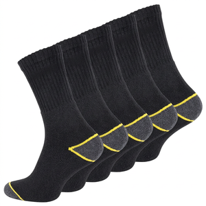 Chaussettes de travail avec marquage professionnel, respirantes, absorbantes, chaussettes habillées, chaussettes de travail formelles, chaussettes en tricot pour hommes - Product Image 1