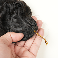 Extensions de cheveux humains indiens vierges 10A 12A 100% pour tresses, Crochet Miracle Knots, Cheveux bouclés bohèmes birmans pour tresses