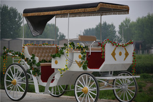 Chariot cheval moderne OEM, accessoire de décoration de noël, à pédales, pour touristes, en plein air, à vendre, - Product Image 6