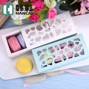 <span class=keywords><strong>2025</strong></span> New Macaron Hộp quà tặng bao bì 6-mảnh tráng miệng đóng gói trượt hộp - Product Image 2