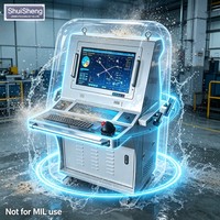 Console d'opérateur robuste pour camions et véhicules de construction, avec écran tactile étanche IP68, compatible CAN Bus SAE J1939