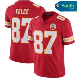 Maillots de football pour jeunes de Kansas City, 15 Patrick Mahomes, 87 Travis Kelce, 10 Pacheco, maillot cousu édition limitée pour ENFANTS, rouge - Product Image 6