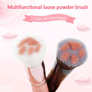 Brocha de Maquillaje Plana para Base Líquida, con Logotipo Personalizado, de Pelo Sintético, para Aplicación de Base en Crema - Product Image 3