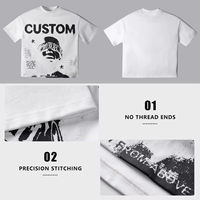 T-shirt Unisexe 100% Coton 300 GSM Épais et Surdimensionné, Personnalisable avec Logo, Écologique et Anti-Boulochage – Vente en Gros