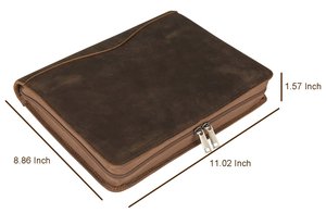 Quà Tặng Doanh Nghiệp Chất Lượng Cao Cá Nhân Hoá Hộp Đựng Danh Mục Công Nghệ Bằng Da Thật Thủ Công - Product Image 4