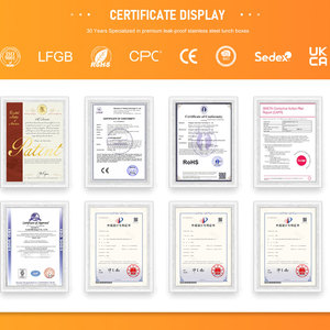 Risheng ODM OEM, Lonchera de Acero Inoxidable de 3 Compartimentos, Apta para Microondas, Libre de BPA, Hermética, para Bebés y Niños, Diseño Atractivo - Product Image 6