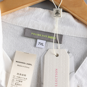 <span class=keywords><strong>Etichette</strong></span> di abbigliamento personalizzato One-Stop Shopping <span class=keywords><strong>etichette</strong></span> appese per abbigliamento Logo personalizzato tessuto etichetta - Product Image 6