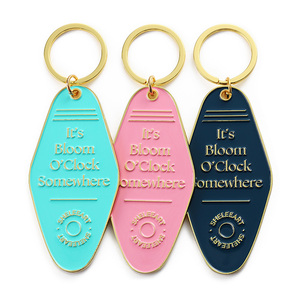 20 Năm Nhà Máy Tùy Chỉnh Cổ Điển Kim Loại Móc Chìa Khóa Thẻ Chìa Khóa Kẽm Hợp Kim Mềm Men Retro Phòng Cổ Điển Motel Kim Loại Khách Sạn Keychain - Product Image 2