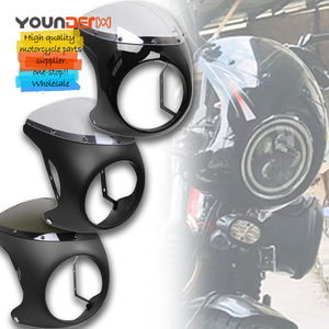 Modifié Retro 7 "Cafe Racer pour Honda GN125 Motos Phare Capot Carénage Capot Lumière Ranger - Product Image 2