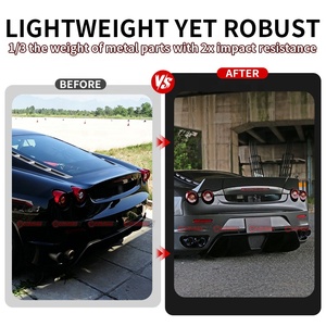 Aileron arrière de course pour Ferrari F430, qualité supérieure, style LB, en matériau FRP, pièces automobiles - Product Image 2