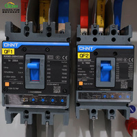 Armoire de distribution électrique murale à double circuit MCCB, triphasée 200 A 250 A 160 A, pour parc industriel