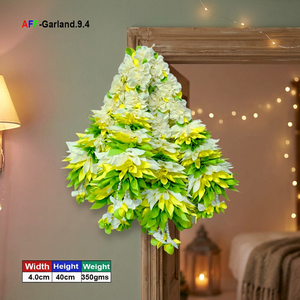 Guirnalda de Flores Artificiales de Fábrica, Pequeña Guirnalda Dhol Ladi Ecológica e Impermeable AFF-Garland-9.4 Precio Rs.1000/10 piezas - Product Image 2