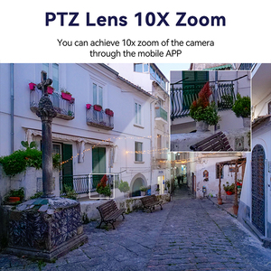 12MP kamera keamanan Wi-Fi 10X Zoom PTZ AI pelacakan gerakan penglihatan malam Audio dua arah CMOS tahan air IP65 dalam ruangan/luar ruangan - Product Image 4