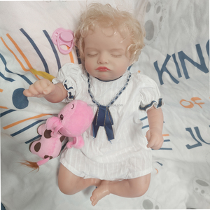 45CM déjà fini Reborn Rosalie poupée endormie nouveau-né cheveux peints à la main 3D peau peinte veines visibles cadeau de noël - Product Image 2