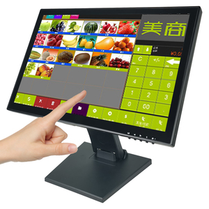 Hot 15.6 <span class=keywords><strong>inch</strong></span> Màn hình rộng 16:9 POS 1600*900 1920*1080 cửa hàng VGA USB HD PC cảm ứng điện trở màn hình Màn hình - Product Image 4