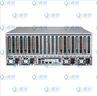 En stock SQC612-8GPU système Barebone à double prise Station de travail Serveur AI Apprentissage en profondeur Tour de montage en rack