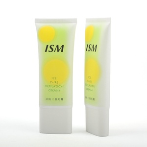 Factory Wholesale Custom Logo Printed Empty 60g <b>Plastic</b> Nozzle Tube <b>Container</b> for Skin Care Cosmetic Hair Removal Cream - Product Image 1