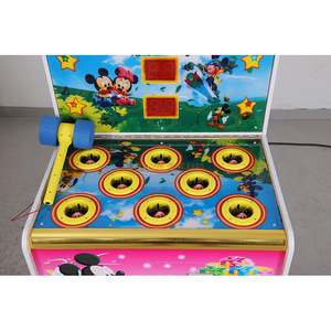 Fabbrica personalizzato doppio esercizio riflessi veloci Whack talpa arcade machine Hit Hammer bambini gioco a gettoni - Product Image 5