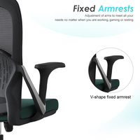 Milieu Du Dos Support Lombaire Fauteuil Visiteur Personnel De Travail Exécutif Ergonomique Chaise De Bureau