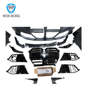 Per <span class=keywords><strong>BMW</strong></span> <span class=keywords><strong>serie</strong></span> 3 F30 berlina <span class=keywords><strong>4</strong></span> <span class=keywords><strong>serie</strong></span> <span class=keywords><strong>F32</strong></span> F33 F36 aggiornamento coupé convertito in nuovo <span class=keywords><strong>BMW</strong></span> M3 G80 M4 G82 Kit carrozzeria fari paraurti - Product Image 5