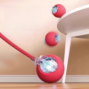 Jouet de balle de <span class=keywords><strong>chat</strong></span> intelligent automatique rechargeable Chargement USB Queue roulante Jouet de <span class=keywords><strong>chat</strong></span> interactif éclairé avec télécommande pour chats - Product Image 6