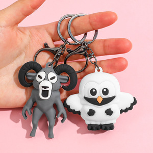 Llaveros de PVC 3D de los Personajes del Juego <span class=keywords><strong>Roblox</strong></span> de Chongjie, 99 Noches en el Bosque, Llaveros de Goma de PVC Personalizados de 99 Noches en el Bosque - Product Image 5