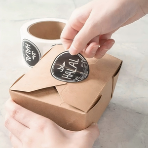 Tùy Chỉnh Không Thấm Nước An Toàn Con Dấu Vòng Biểu Tượng Nhãn Dán Cuộn Ba Chiều Vinyl Nhãn Cho Bao Bì Thực Phẩm Hộp - Product Image 5