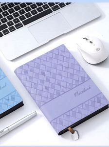 Ensemble cadeau de carnet en cuir relié rigide format A5 personnalisable avec reliure cousue, stylo, pages épaisses, logo personnalisé, emballé dans une boîte - Product Image 3