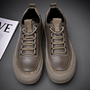 Chaussures décontractées pour hommes en kaki et noir, OEM, à enfiler, souples, antidérapantes, imperméables, légères, pour la marche, le sport et les loisirs, baskets - Product Image 4