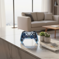 Mando inalámbrico RGB GAMINJA para Nintendo Switch 2/Lite/Switch con batería recargable, controlador de juego de 6 ejes