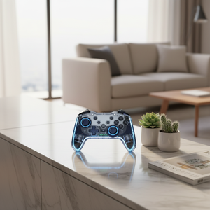 Manette de <span class=keywords><strong>jeu</strong></span> sans fil RGB GAMINJA pour Nintendo <span class=keywords><strong>Switch</strong></span> 2 /<span class=keywords><strong>Lite</strong></span> /<span class=keywords><strong>Switch</strong></span> avec batterie rechargeable, contrôleur de <span class=keywords><strong>jeu</strong></span> à 6 axes - Product Image 4