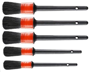 Ensemble de 5 brosses de <span class=keywords><strong>lavage</strong></span> de voiture en PP ultra-douces, brosses flexibles pour les roues, outil de nettoyage pratique pour le detailing - Product Image 4