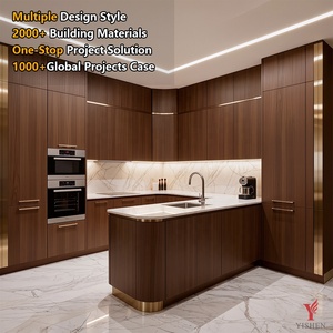Juego <span class=keywords><strong>de</strong></span> Muebles <span class=keywords><strong>de</strong></span> <span class=keywords><strong>Cocina</strong></span> Modernos <span class=keywords><strong>de</strong></span> Madera, Isla Inteligente Modular <span class=keywords><strong>de</strong></span> Lujo Personalizada con Encimera <span class=keywords><strong>de</strong></span> Cuarzo, Armario Completo para <span class=keywords><strong>Cocina</strong></span> en el Hogar - Product Image 1