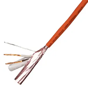 Cables de alarma contra incendios resistentes al fuego de seguridad de cobre desnudo LSZH 1,5mm para sistema de alarma