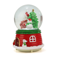 Boule à neige de Noël personnalisé père noël eau boule de neige en gros les cadeaux de noël pour enfants Article d'ameublement