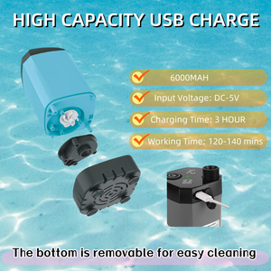 Ducha Eléctrica Recargable para Exteriores con Certificación CE IPX7 a Prueba de Agua, 6000 mAh, para Camping, Senderismo, <span class=keywords><strong>Viajes</strong></span>, Lavado - Product Image 4