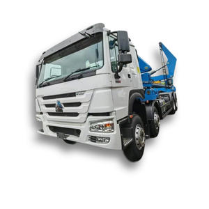 משאית מנוף צדדי 400 כוחות סוס, יורו 2, איכות גבוהה, סינוטרק הו, 37 טון, להובלת מכולות מיכל 20 רגל, טעינה צידית, עומס גבוה - Product Image 5