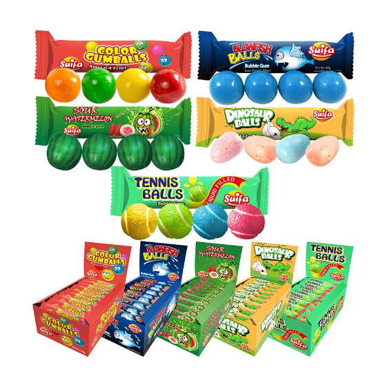 Variety shape wholesale Halal fruity custom chewing bubble gum