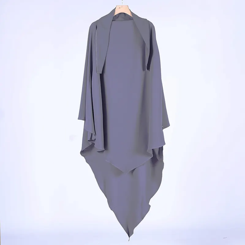 Nida Malaysia Hijab Türkei komplettes Instant Jilbab langer Khimar Soie De Medine Niqab Ägypten Großhandel Jersey