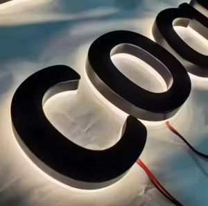 مخصص الفولاذ المقاوم للصدأ قناة 3D إلكتروني الذهب اسم الاستوديو للمباني المكاتب الزفاف الفنادق بار مول الشركات بارك - Product Image 2