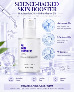 Suero Facial PN Skin Booster 100ML, Niacinamida 3%, D-Pantenol 5%, Blanqueador Facial, Logotipo Personalizado, OEM, ODM - Product Image 5