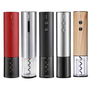 ที่เปิดขวดไวน์ไฟฟ้าแบบชาร์จ USB ทำจากสแตนเลส พร้อมที่ตัดฟอยล์อัตโนมัติ อุปกรณ์ครัว ขายดี - Product Image 2