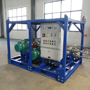 Установка для инъекций химикатов при гидроразрывах пластах с напорным резервуаром, ПЛК и шестеренчатым насосом для полимерной замещающей жидкости в морских нефтяных месторождениях - Product Image 2