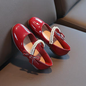 Chaussures de princesse à semelle souple <span class=keywords><strong>pour</strong></span> filles, nouvelle collection printemps-été 2025, chaussures en cuir <span class=keywords><strong>pour</strong></span> enfants, style coréen, chaussures plates <span class=keywords><strong>pour</strong></span> bébés - Product Image 2