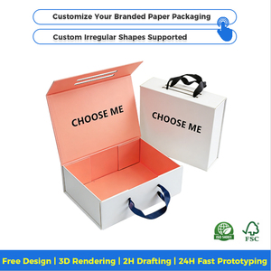 Manufacturer Foldable Paper Gift Box Packaging UV Coating Reusable Suppliers Custom Packing Carton Regalo for Apparel - Product Image 2