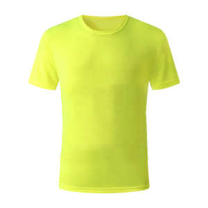 Precio barato <span class=keywords><strong>alta</strong></span> <span class=keywords><strong>visibilidad</strong></span> reflectante safert camiseta de secado rápido camiseta - Product Image 3